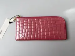 【新品】1 metre carre 長財布 エナメルピンク Hecrouのサムネイル