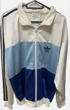 adidas 80〜90s トラックジャケット　銀タグ　好配色