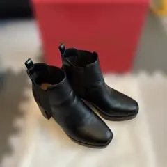 ブラック サイドゴアブーツ ヒール8.5センチ　オリエンタルトラフィック