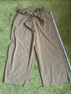 スチェッソ SUTSESO ベージュ ワイドパンツ Mサイズ 値下げ即買いNG