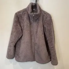 UNIQLO チャコールグレー フリースジャケット XL
