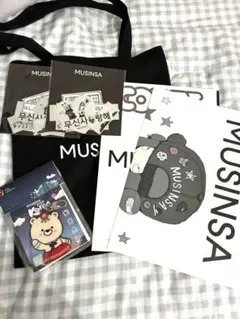 MUSINSA トートバッグ、taggrip、雑誌、ステッカーセット【値下げ】