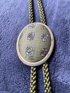 ループタイ オリーブグリーン系 メンズ アクセサリー
