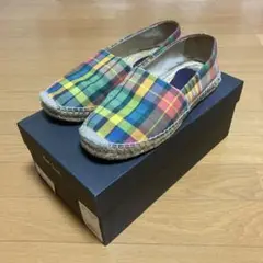 ポールスミス　マルチカラー チェック エスパドリーユ