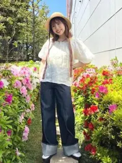 ◎タグ付◎ CIMARRON JEANS ロールアップデニム Mのサムネイル