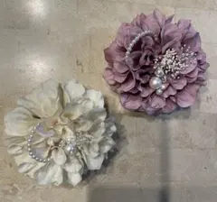 るう様専用　コサージュ2点