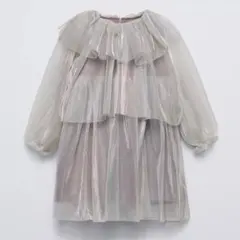 ZARA KIDS ラインストーンワンピース 98cm