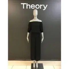 こなれコーデ♪セオリーTheoryオールインワン　サロペット　スタイル美人　黒系のサムネイル