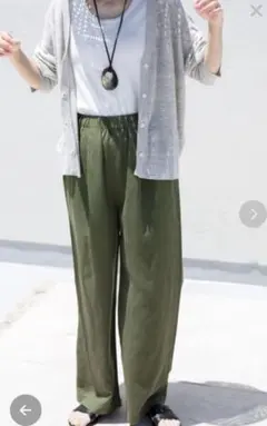 アーバンリサーチドアーズ　リネンイージーパンツ