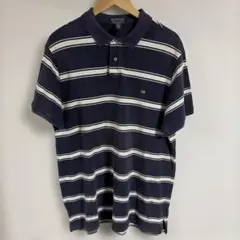 POLO JEANS COMPANY ボーダー ポロシャツ ネイビーのサムネイル