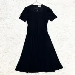 【美品】Chloé クロエ フォーマル ワンピース ブラック 半袖 ロング丈のサムネイル