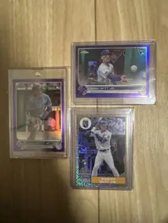 topps chrome bobby witt jr ルーキー3枚セット