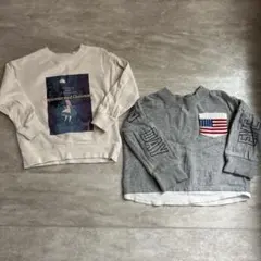 トレーナー2枚セット　100㎝　まとめ売り