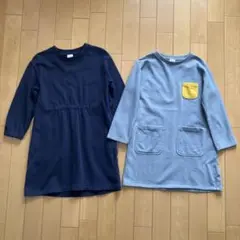 COS（コス）裏起毛 スウェット ワンピース 115 2点セット