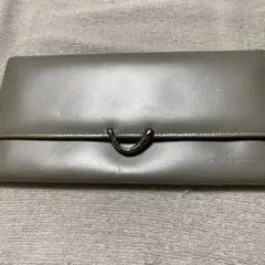 値下げ！　新品未使用　ミラショーン　グレー 長財布のサムネイル