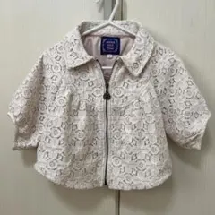 ANNA SUI Mini アナスイミニ 総レース ボレロ カーディガン 100