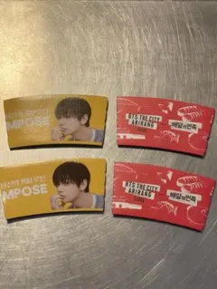 【韓国限定】コンポーズコーヒー　カップホルダー　BTS テテ　V 匿名配送