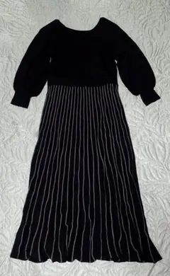 ニットワンピース　ナチュラルクチュールフリーサイズ