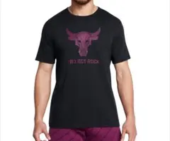 PROJECT ROCK 黒 Tシャツ