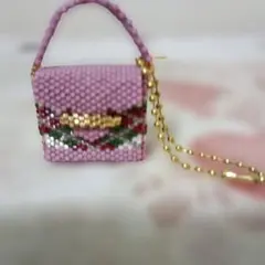 デリカビーズ ミニチュアバッグチャーム