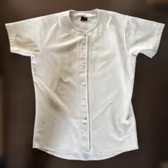 Mizuno ホワイト 半袖 ユニフォーム 練習着Mサイズ