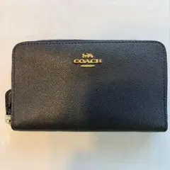 COACH ネイビー　長財布