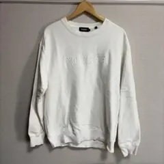 【✨500円スタート✨】XLARGE クルーネック スウェット ホワイト Lのサムネイル