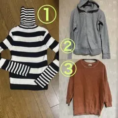 レディーストップス3点おまとめ　S