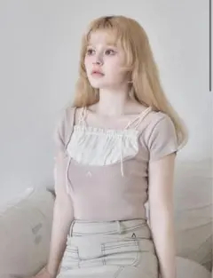 【9/26まで】AND MARY Mew frill tops