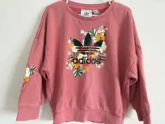 adidas フラワープリント トレーナー