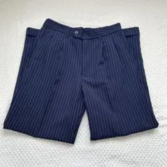 LAKOLE　スラックス ストライプワイドパンツ　Mのサムネイル