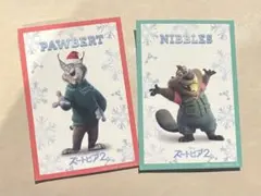 ズートピア2 映画 入場者特典 　限定キャラクターカード 　パウワード　ニブルス