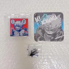 ヒロアカ　原画展　アートコースター 荼毘　パズル　アクリルバッジ