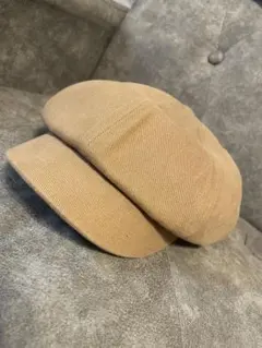 ベージュ コットン キャスケット