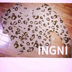 INGNI ２wayショート丈レオパード柄トップス