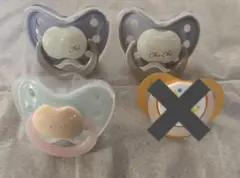 ChuChu 出っ歯になりにくいおしゃぶり/Combi テテオおしゃぶり