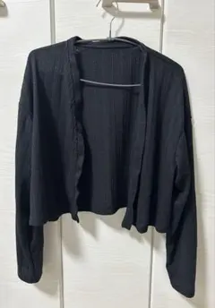 Dazy ブラックカーディガン L