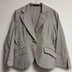 COMME CA ISMコムサイズム春夏ジャケット綿麻M