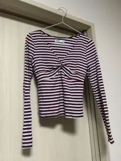 Hollister マルチボーダー 長袖カットソー Mサイズのサムネイル