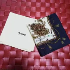 さらにお値下げ‼️メンズハンカチ二枚組レノマ&ポロクラブ