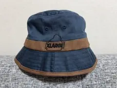 XLARGE バケットハット M ネイビー/ブラウンのサムネイル