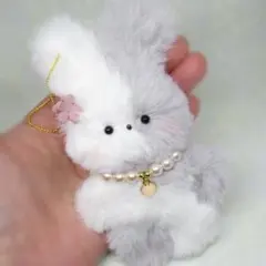 ★no.262★モールドール　うさぎ　キーホルダー　韓国　Moco.Craft