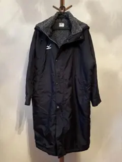 Mizuno 裏ボアロングベンチコート ブラック L