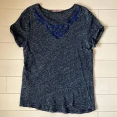 COMPTOIR DES COTONNIERS カットソー 胸元刺繍 ウール混のサムネイル