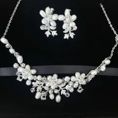 【白石麻衣着用】ワタベウェディング　ネックレス・イヤリングセット