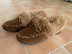 モカシンレディース裏起毛