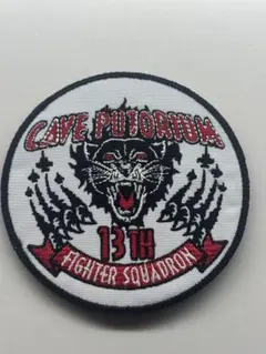 アメリカ空軍　第13戦闘飛行隊　アメリカ空軍　パッチ　ワッペン　ミリタリー