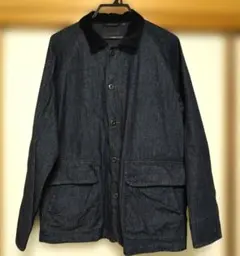 UNIQLO デニムジャケット コーデュロイ襟 Lサイズ
