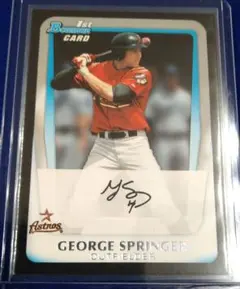 GEORGE SPRINGER 1st Bowman Card