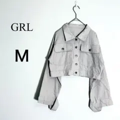 グレイル ショートジャケット M クロップド丈 綿100% 長袖 春秋のサムネイル